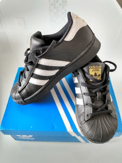 Tenis Adidas Superstar Branco Com Listras Pretas | MercadoLivre 📦