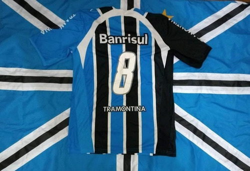 Camisa Grêmio Puma Tricolor 2006 E Libertadores 2007 Gg # 8 | MercadoLivre