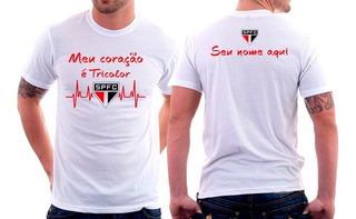 Camisa Sao Paulo Personalizada Com Nome | MercadoLivre 📦