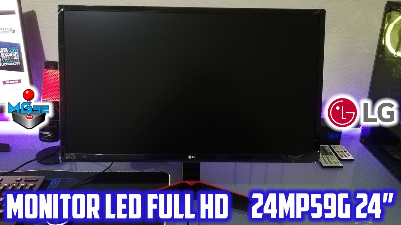 Monitor LG 24'' Full HD IPS - Gaming -24MP59G-B - Comtech