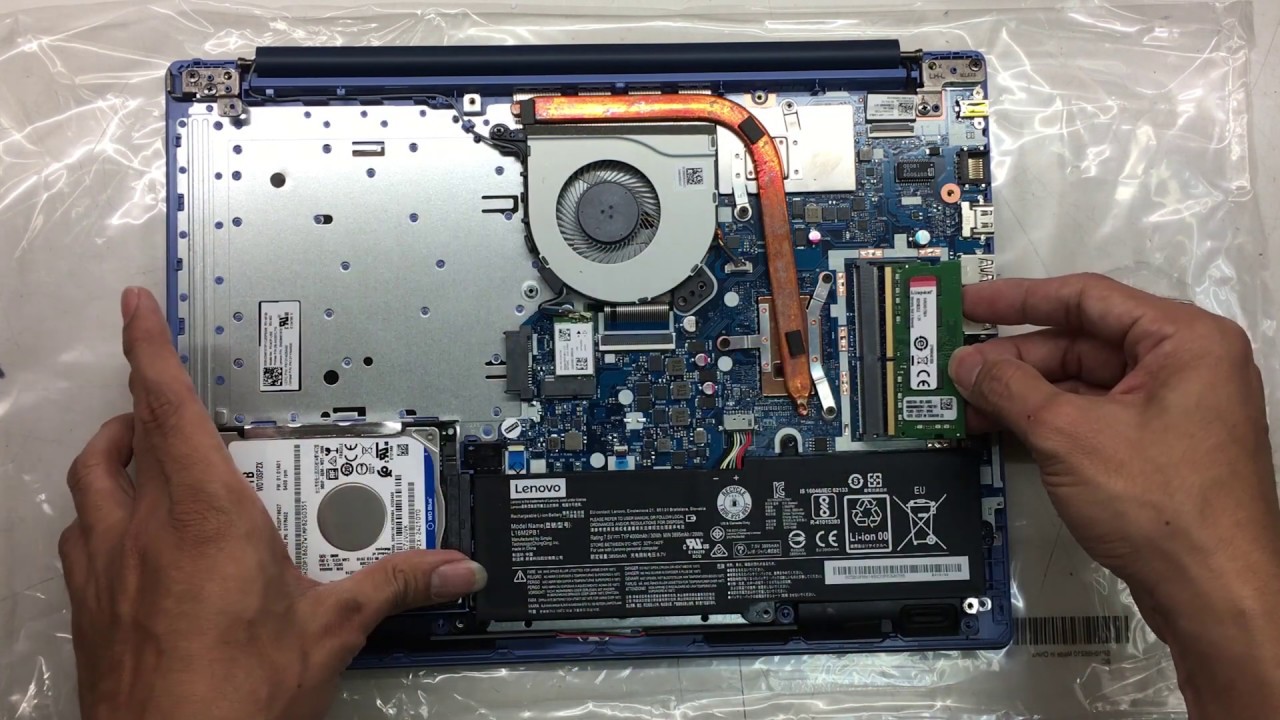 lenovo ideapad 330-14IKB notebook laptop add upgarde RAM - YouTube