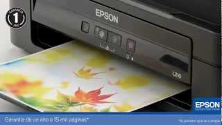 Impresora Multifuncional Epson L210 con Tanque de Tinta - YouTube